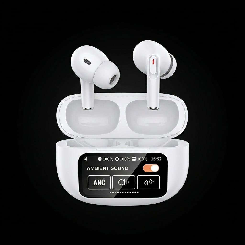 Auriculares inalámbricos A9 Pro con pantalla táctil Anc Tws Noise